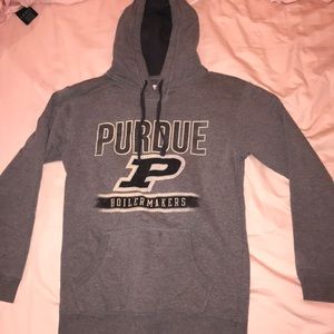 Grey Purdue University sweatshirt